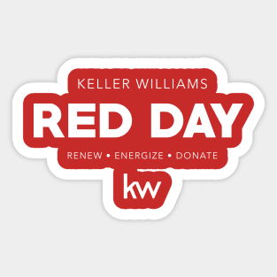 Red Day Formal Sticker